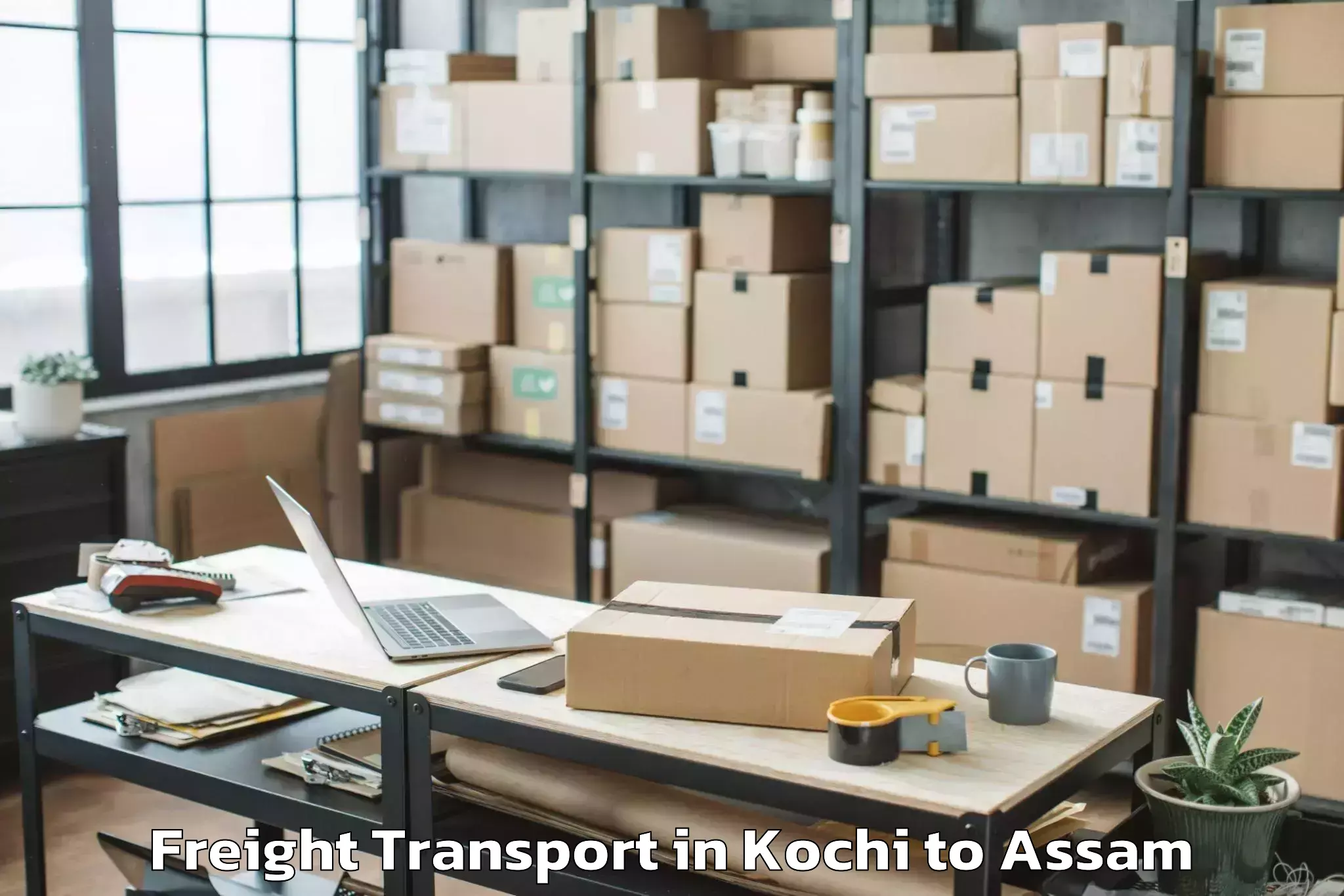 Hassle-Free Kochi to Kaliabor Freight Transport